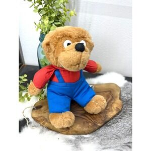 9" Brother Bear Berenstain Bear vintage stuffed animal book companion 1993